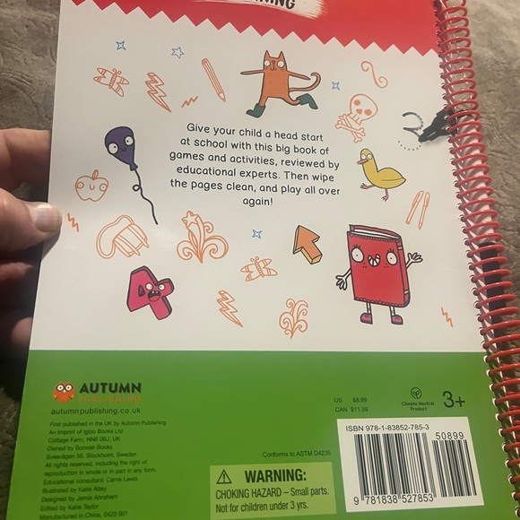 Autumn Publishing My First 1 2 3 Wipe - Clean Learning. 45 pages . - Picture 2 of 9